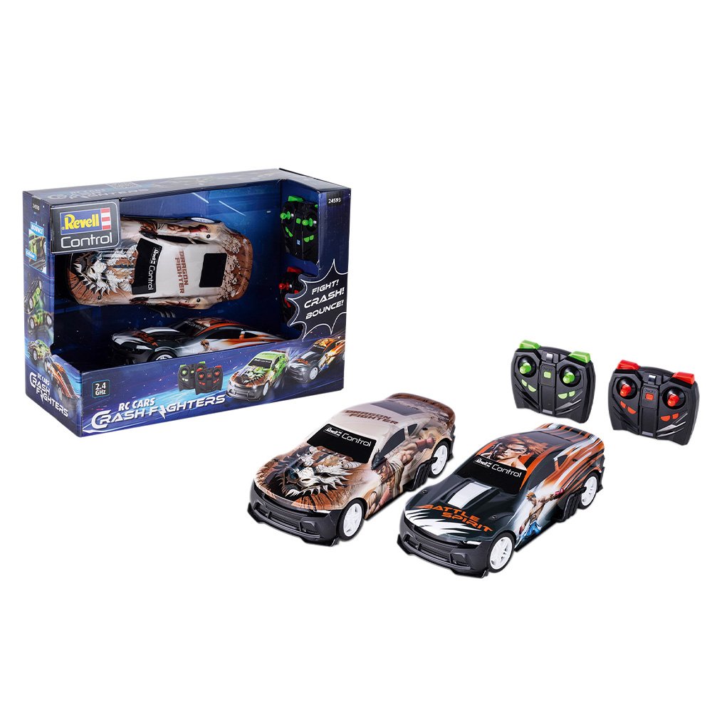 Revell Control RC Crash Fighter Cars X 2