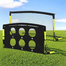 Everfit Pop Up Soccer Goals 2 Piece Set Target Net Kids Indoor Outdoor