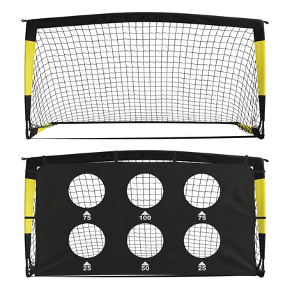 Everfit Pop Up Soccer Goals 2 Piece Set Target Net Kids Indoor Outdoor