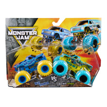 Monster Jam 1:64 Die Cast 2-Pack Blue Thunder VS Bad News Travels Fast