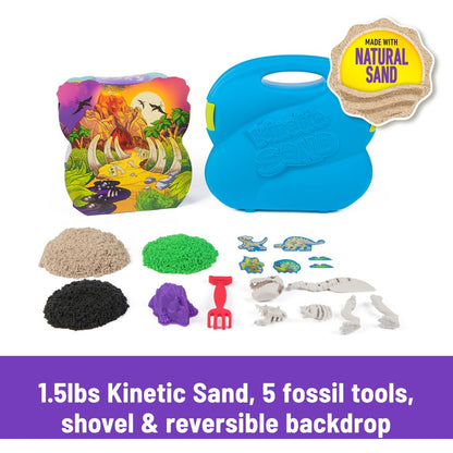 Kinetic Sand Dino Fossil Dig Case