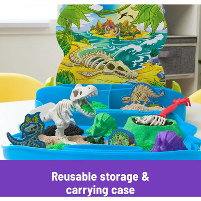 Kinetic Sand Dino Fossil Dig Case