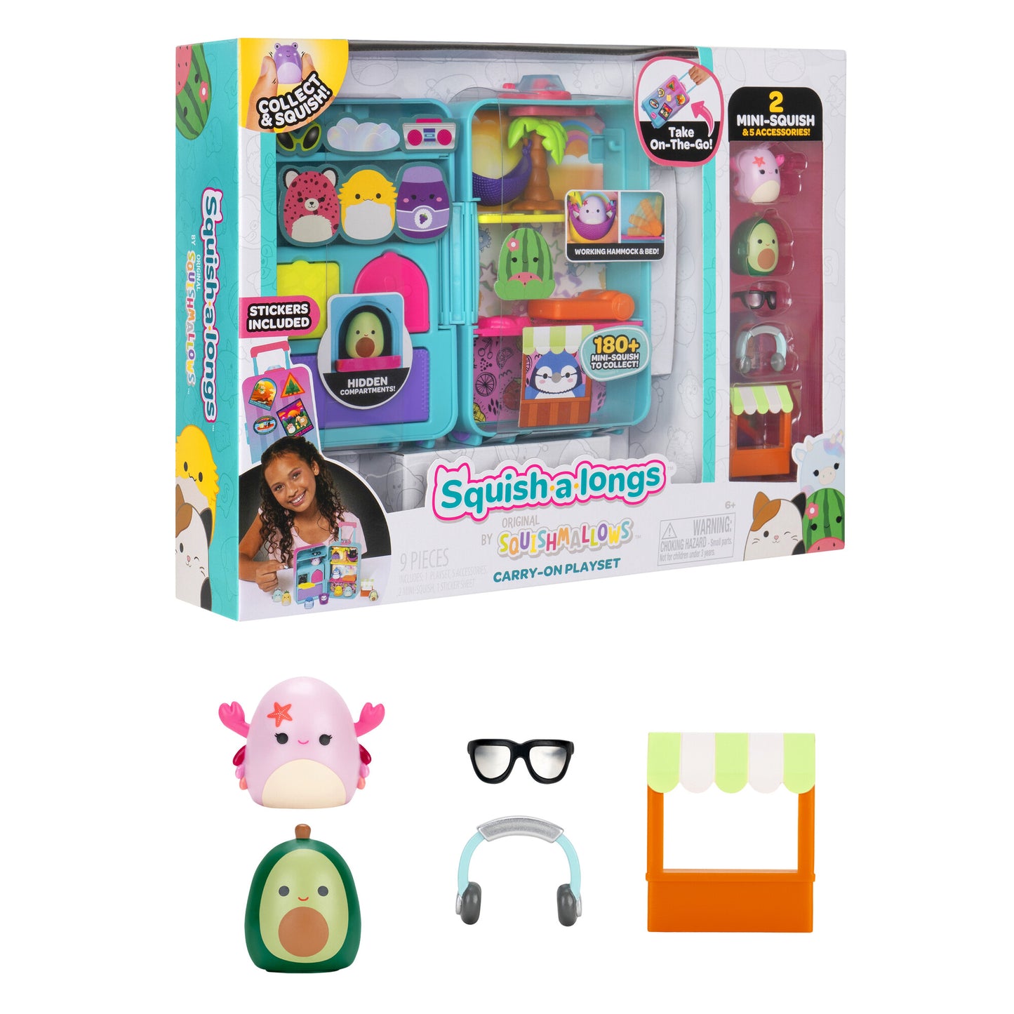 Squish-a-longs Medium Playset Assorted