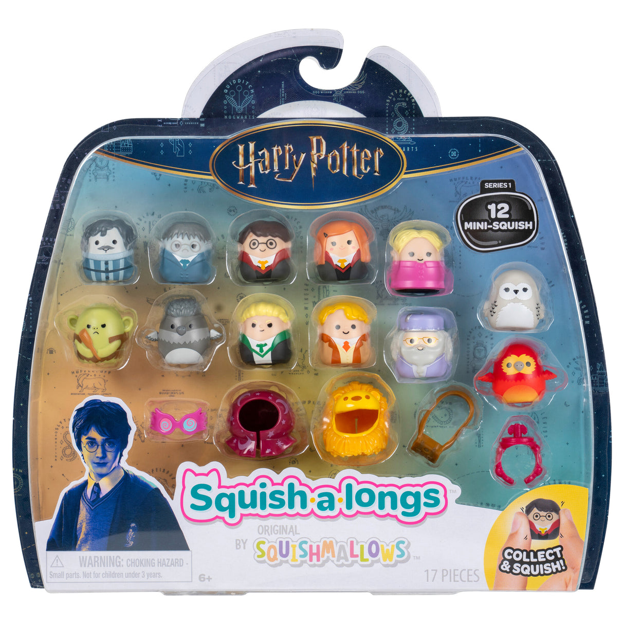 Squish-a-longs 12 Figure Pack Harry Potter Assorted