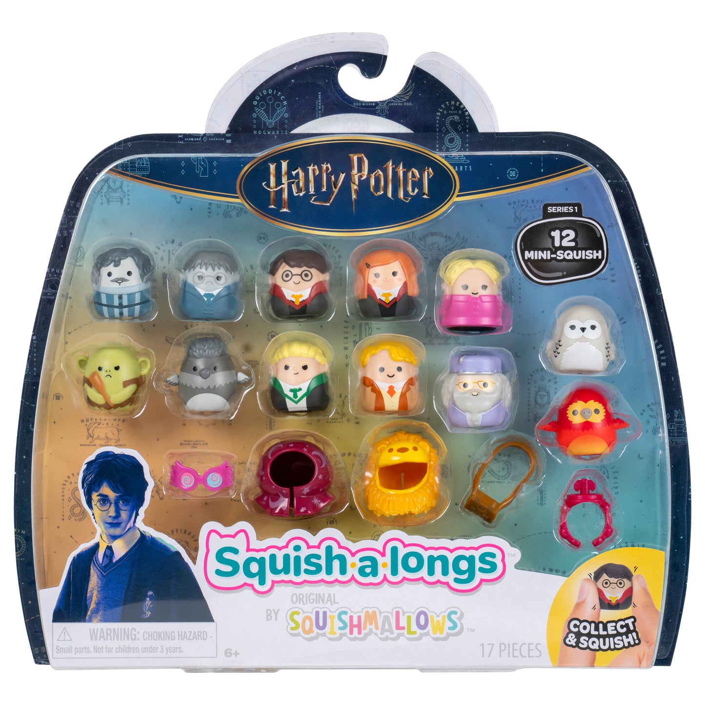 Squish-a-longs 12 Figure Pack Harry Potter Assorted