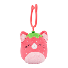 Squishmallows 3" Clip Olma Strawberry Cat