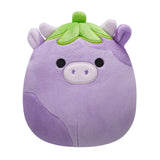 Squishmallows 7.5in Frederick Eggplant Cow