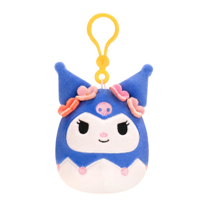 Squishmallows Hello Kitty 3.5in Clip Tropical Food Treats Kuromi