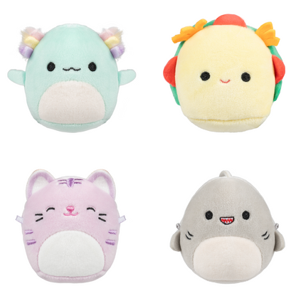 Squishmallows Micromallows 2.5in 4 Pack Irina Tabitha Tex Gordon