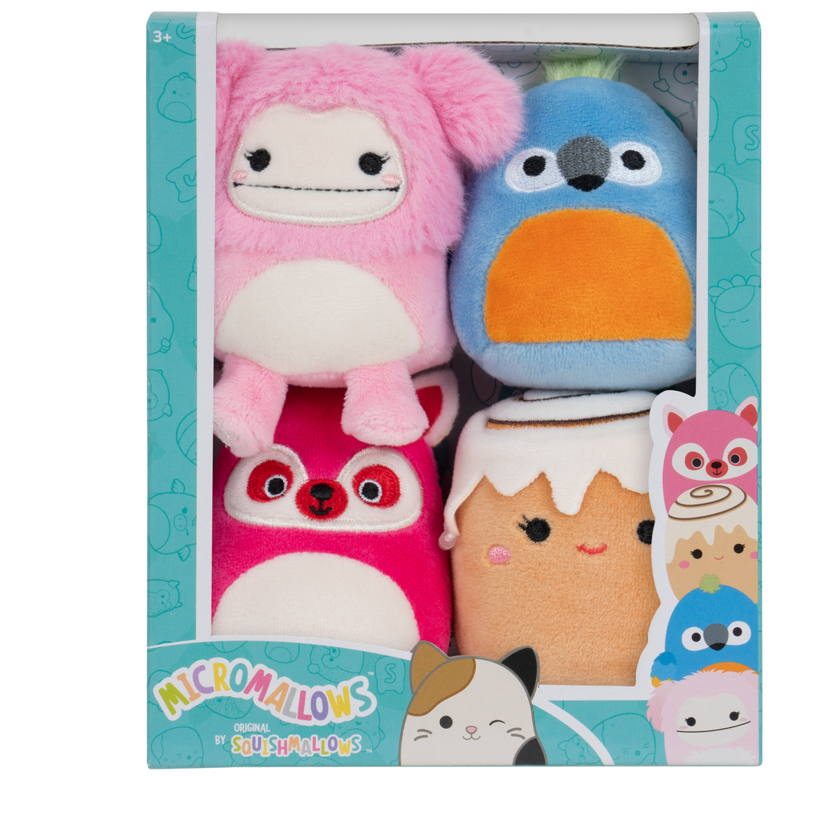 Squishmallows Micromallows 2.5in 4 Pack Brina Chanel Lucia Tenise