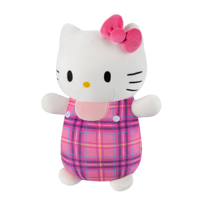 Squishmallows 10" Hello Kitty HugMees Plaid Hello Kitty