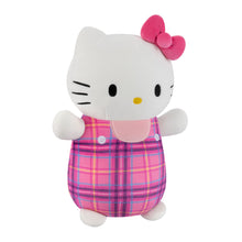 Squishmallows 10" Hello Kitty HugMees Plaid Hello Kitty
