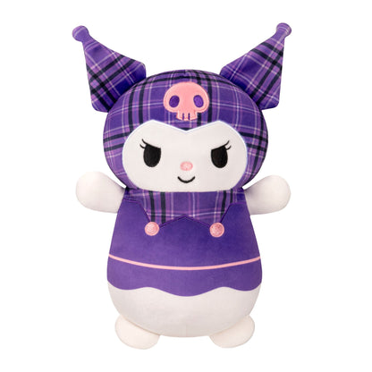 Squishmallows 10" Hello Kitty HugMees Plaid Kuromi