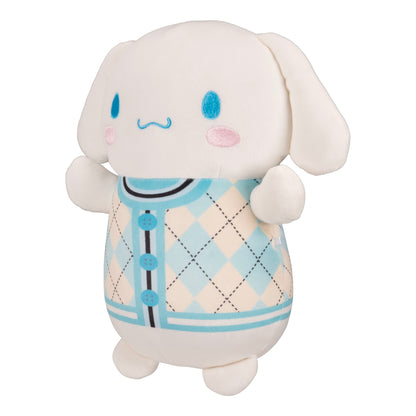 Squishmallows 10" Hello Kitty HugMees Plaid Cinnamoroll