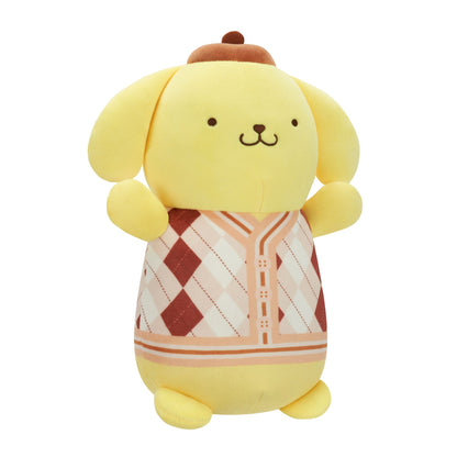 Squishmallows 10" Hello Kitty HugMees Plaid PomPomPurin