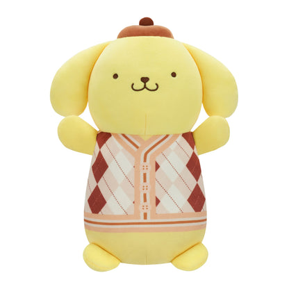 Squishmallows 10" Hello Kitty HugMees Plaid PomPomPurin