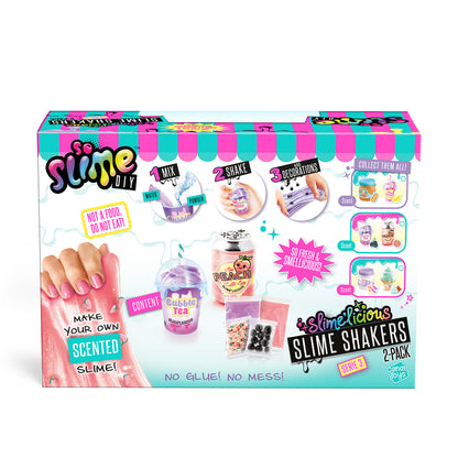 So Slime DIY Slimelicious 2Pk Bubble Tea And Peach Drink