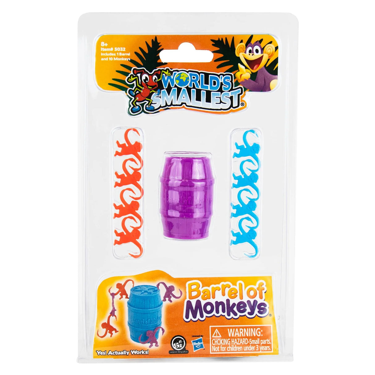 Worlds Smallest Barrel Of Monkeys