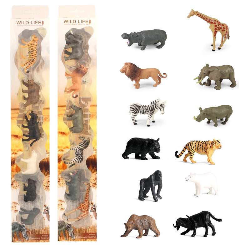 Wild Life Animal Bundle Deal 2 x 6 figures set