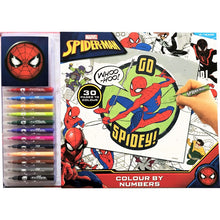 Spiderman Colour By Numbers