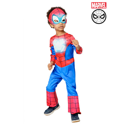Spidey (Sahaf) Deluxe Glow In The Dark Toddler Costume