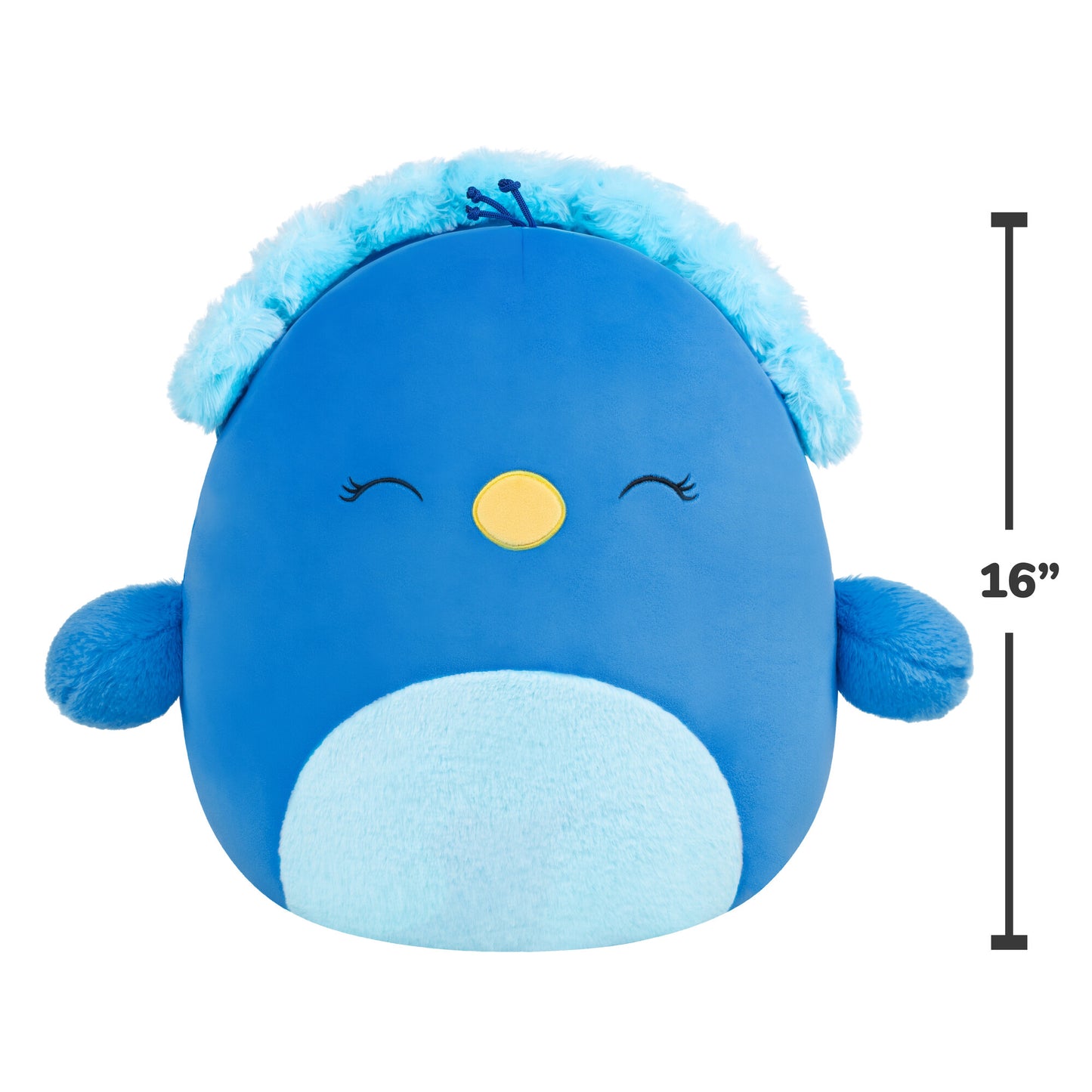Squishmallows 16in Priscilla Peacock