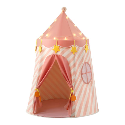 Keezi Kids Play Tent with Star Lights and Window Carry Bag 116cmx153cm Playhouse