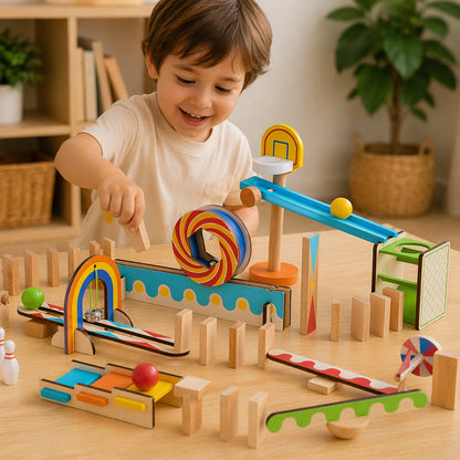 Domino Run Building Set Large