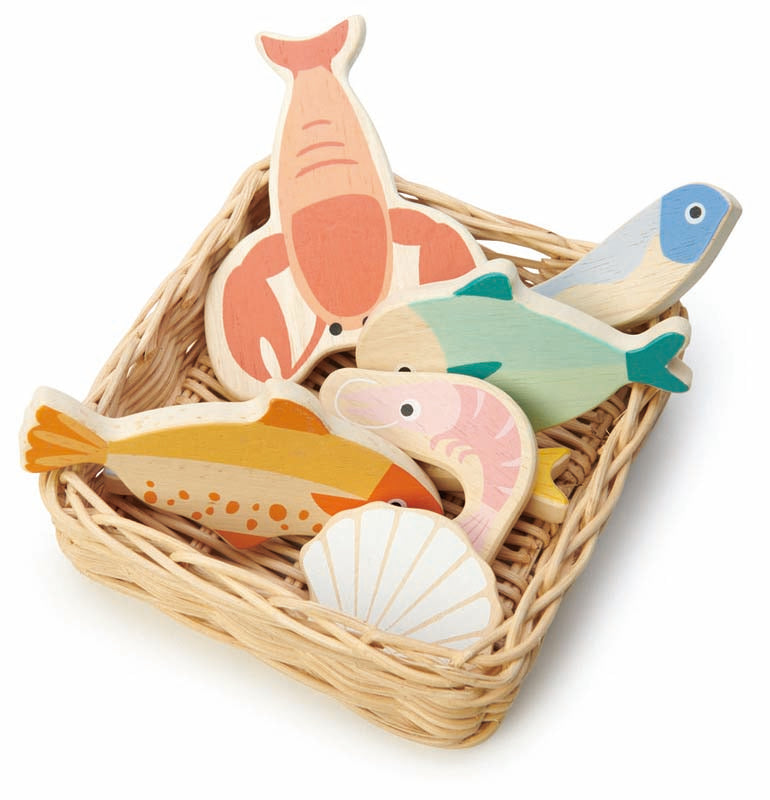 Tender Leaf Toys Seafood Basket