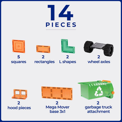 Tile Tek 14 Piece Mega Recycling Truck