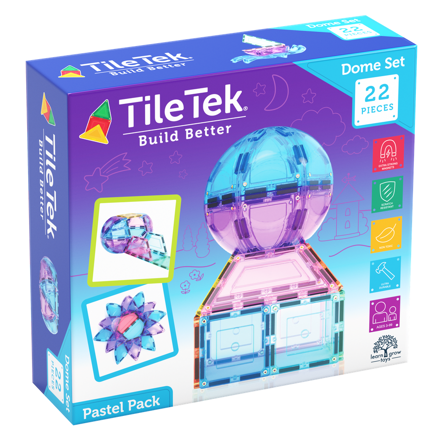 Tile Tek 22 Piece Pastel Dome Set