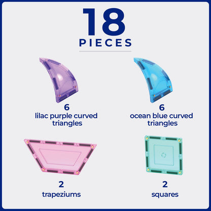 Tile Tek 22 Piece Pastel Dome Set