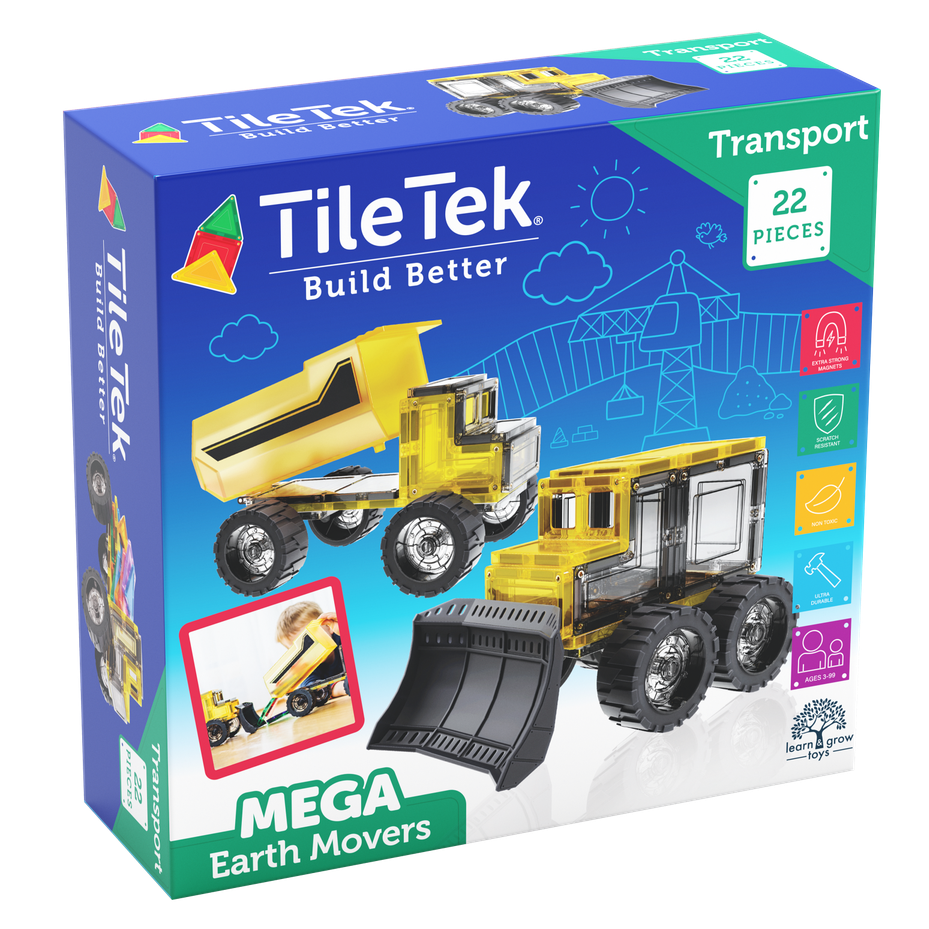 Tile Tek 22 Piece Mega Earth Movers