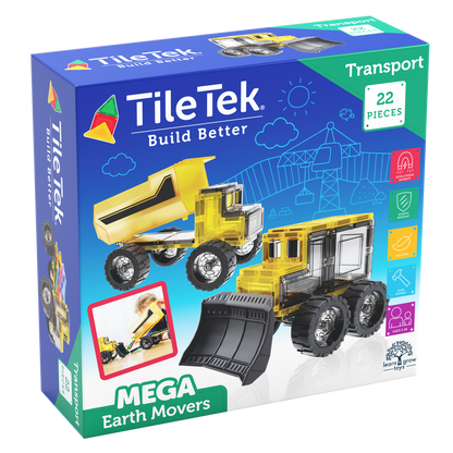 Tile Tek 22 Piece Mega Earth Movers