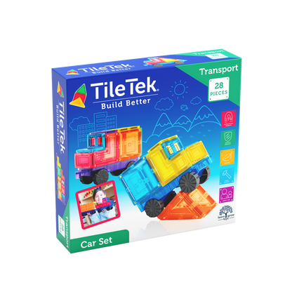 Tile Tek 28 Piece Car Set