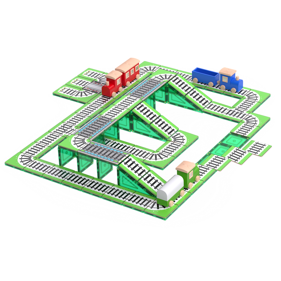 Tile Tek 36 Piece Tile Topper Train Pack