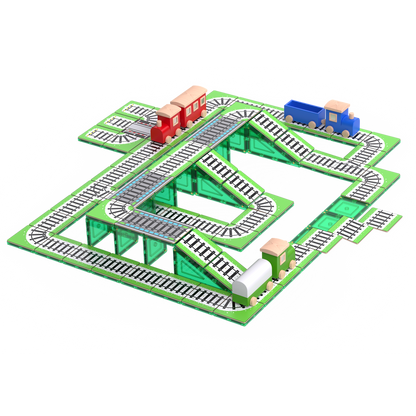 Tile Tek 36 Piece Tile Topper Train Pack