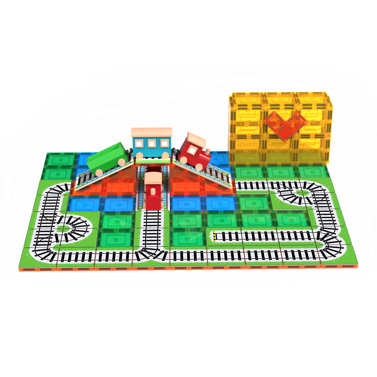 Tile Tek 36 Piece Tile Topper Train Pack