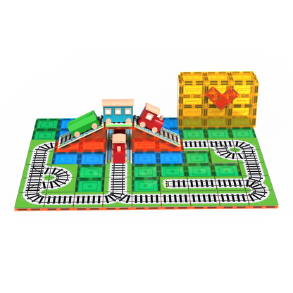 Tile Tek 36 Piece Tile Topper Train Pack