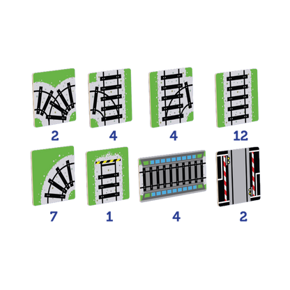 Tile Tek 36 Piece Tile Topper Train Pack