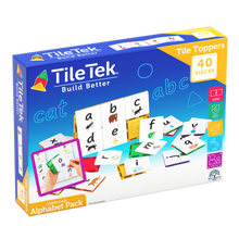 Tile Tek 40 Piece Tile Topper - Alphabet Lower Case Pack