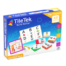 Tile Tek 40 Piece Tile Topper - Alphabet Upper Case Pack