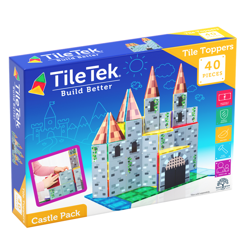 Tile Tek 40 Piece Tile Topper - Castle Pack