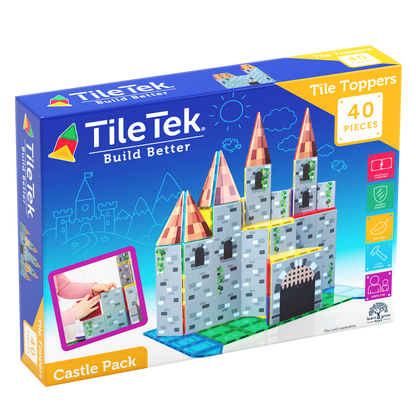 Tile Tek 40 Piece Tile Topper - Castle Pack