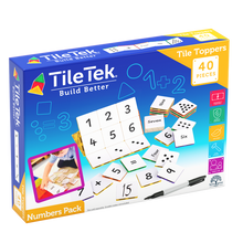 Tile Tek 40 Piece Tile Topper - Numbers Pack
