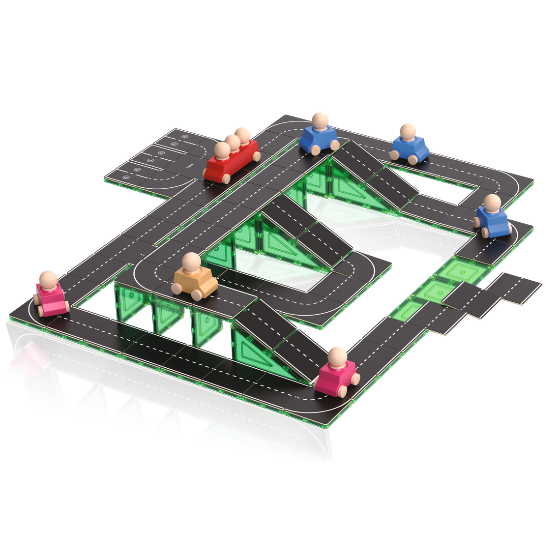 Tile Tek 40 Piece Tile Topper - Road Pack