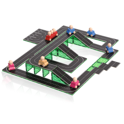 Tile Tek 40 Piece Tile Topper - Road Pack