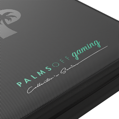 Palms Off Gaming Collector's Series Top Loader Zip Binder - 4 Pocket Black