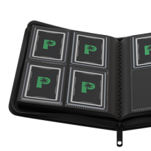 Palms Off Gaming Collector's Series Top Loader Zip Binder - 4 Pocket Black