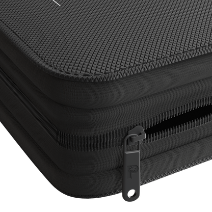 Palms Off Gaming Collector's Series Top Loader Zip Binder - 4 Pocket Black